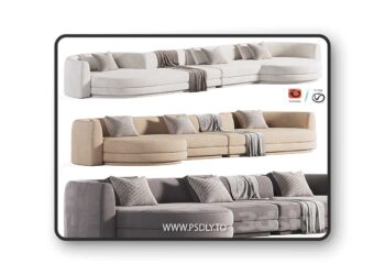 3dsky Pro - UBE sofa Christophe