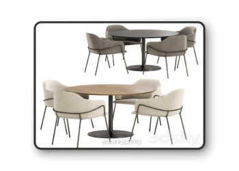 3dsky Pro - carver dining chair with Anderson table
