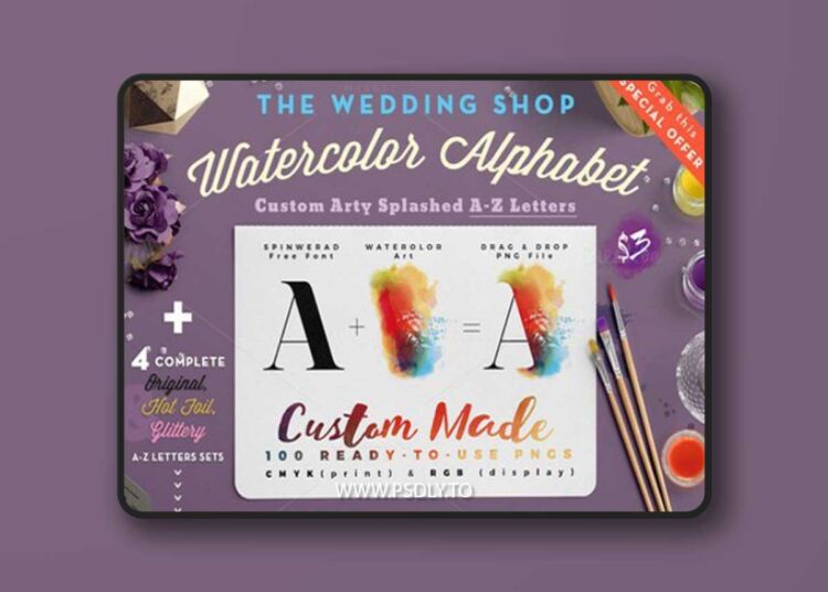 Art Watercolor A Z, PNG Alphabet 557150