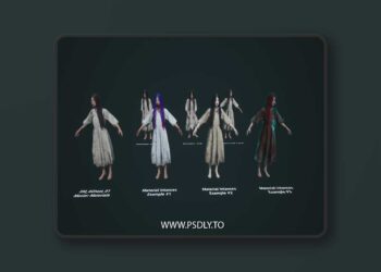 Fab - Ghost Asian Female 3D Model
