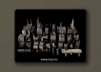 Kitbash3D - INDUSTRIAL 3D Model