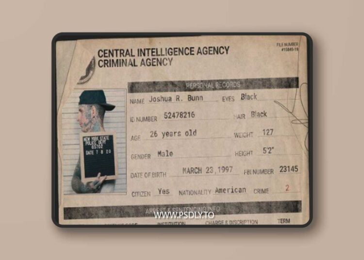 Pixflow - Criminal Record & Fingerprints 1 Pixflow - Criminal Record & Fingerprints