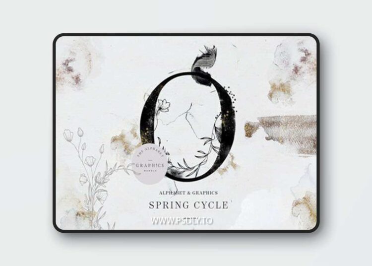 Spring Cycle Alphabet & Graphics 2286824 1 Spring Cycle Alphabet & Graphics 2286824