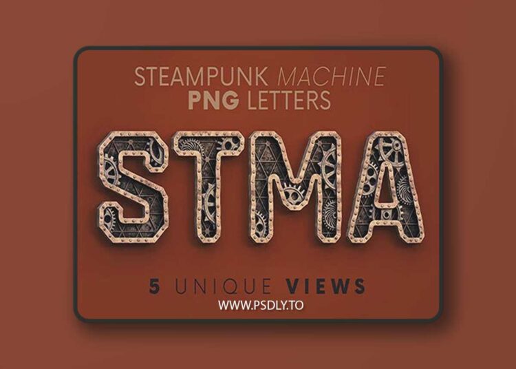 Steampunk Machine - 3D Lettering 7050440