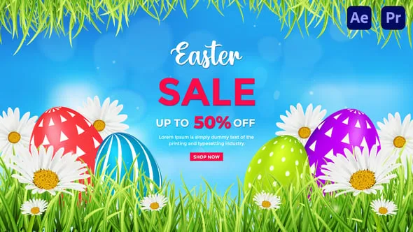 Videohive - Easter Day Sale Intro - 56939640