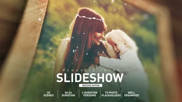 Videohive Romantic Wedding Intro Slideshow 28950021
