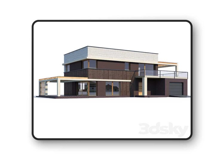 3dsky Pro - ABS House V151 3D Model