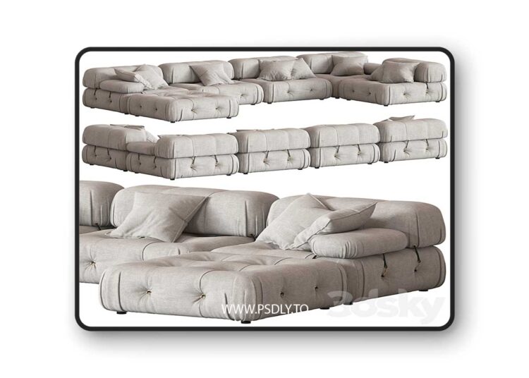 3dsky Pro - B&B Italia Camaleonda Sofa2