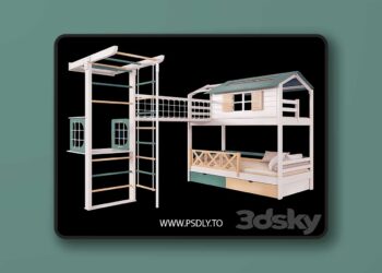 3dsky Pro - Baby bed and playground