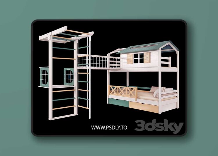 3dsky Pro - Baby bed and playground