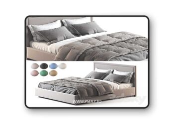 3dsky Pro - Bed Hoff Abel 3D Model