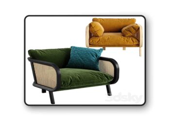 3dsky Pro - Buzzi cane chair 3D Model