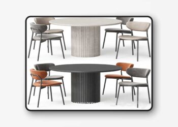3dsky Pro - Chair Alex and table Hill-1 from Divan.ru