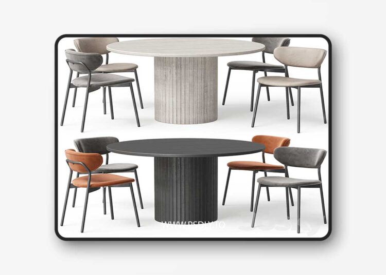 3dsky Pro - Chair Alex and table Hill-1 from Divan.ru