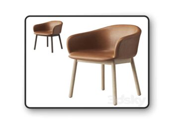 3dsky Pro - Chair ELEFY by TRADITION 3D Model