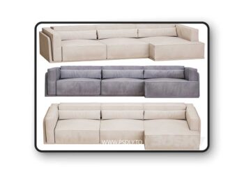 3dsky Pro - Corner sofa bed Vento Light