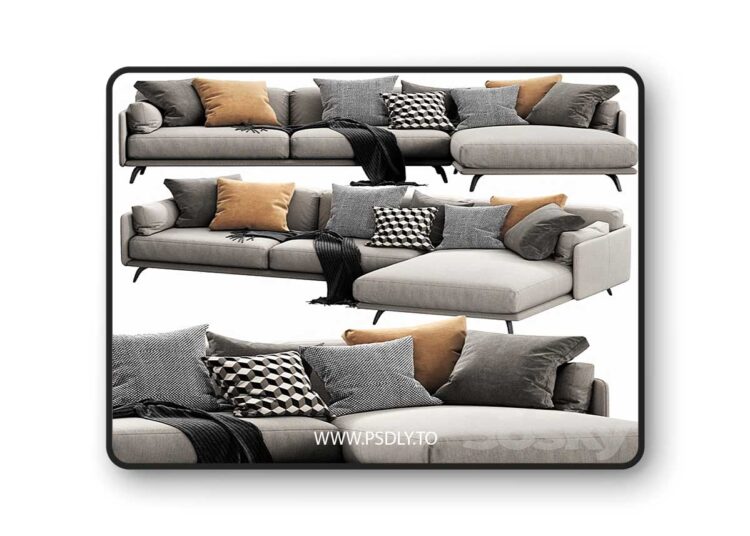 3dsky Pro - Ditre Italia Krisby Chaise Lounge