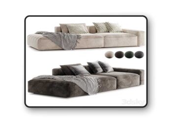 3dsky Pro - Jonathan Side Chaise Sofa