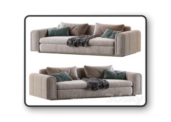 3dsky Pro - Sofa Ludovica Mascheroni 3D Model