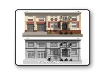 3dsky Pro - a private house 3D Model