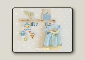 3dsky Pro - baby dress on a hanger