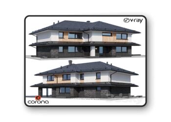 3dsky Pro - modern house 24 3D Model