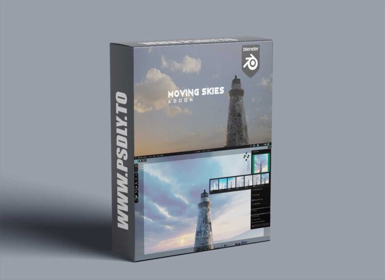 Blender Market - Moving Skies Addon 1.0.7 1 Blender Market - Moving Skies Addon 1.0.7