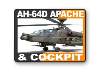 Boeing AH-64D Apache Longbow Helicopter with Cockpit