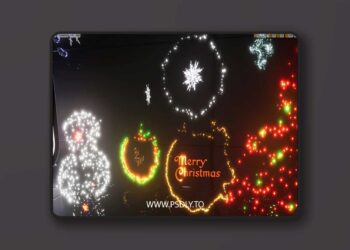 Fab - Christmas VFX Particles 3D Model