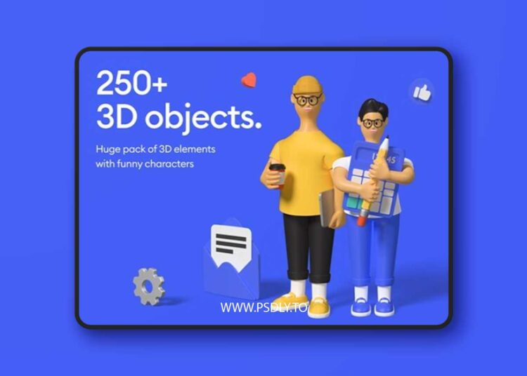 Kukla 2.0 (3d icon kit) 3D Model