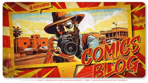 Videohive - Comics Blog Opener - 57477063