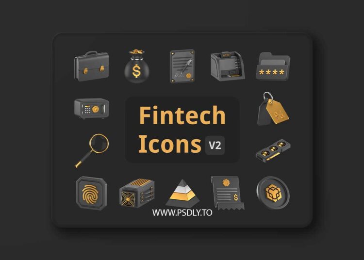 intech 3D Icons Pack Vol. 2 Ui8.net