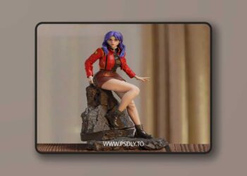 BrunoArt3D – Misato Katsuragi – 3D Print Model