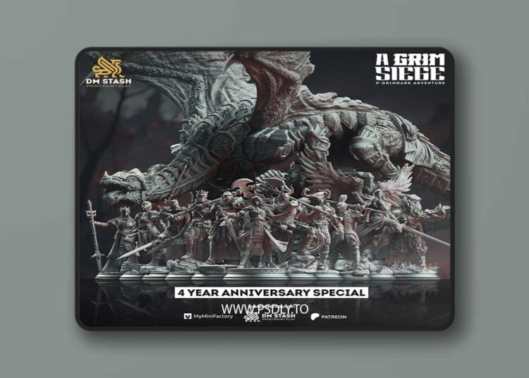 DM Stash – A Grim Siege April 2025 – 3D Print Model STL