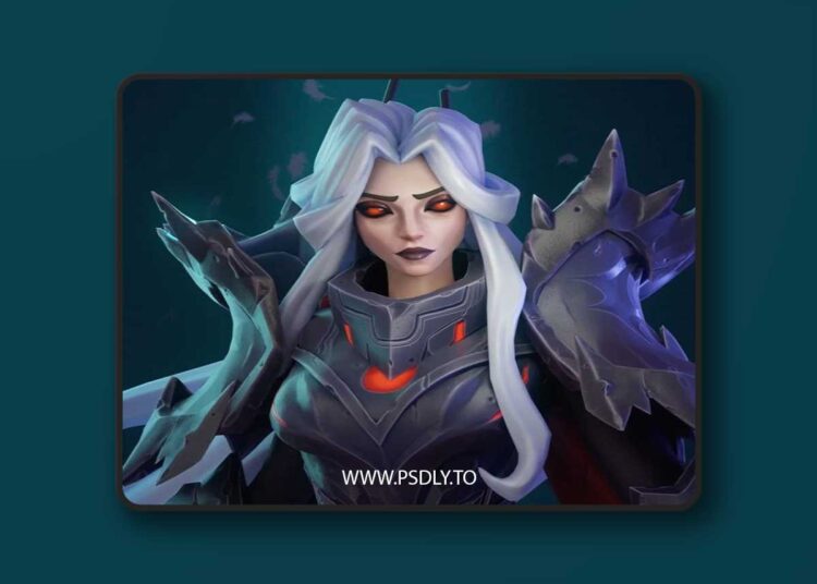 Fantasy Girl Low-poly 3D Model 1 Fantasy Girl Low-poly 3D Model