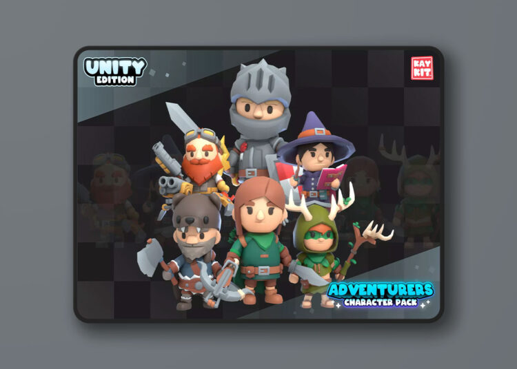 KayKit - Adventurers Character Pack (for Unity)