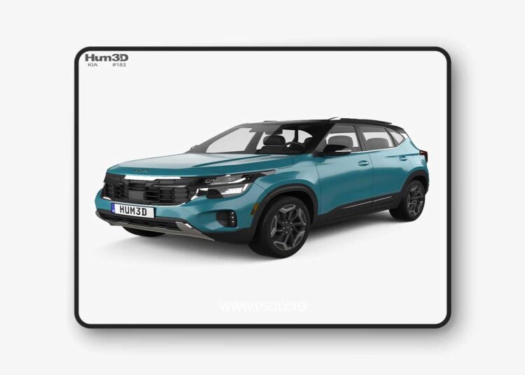 Kia Seltos US-spec 2024 3D Model 1 Kia Seltos US-spec 2024 3D Model