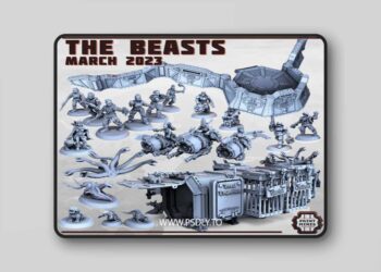 Print Minis – The Beasts – 3D Print Model