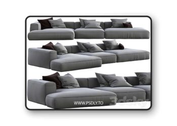 Sofa One Mebel Roxen 3D Model