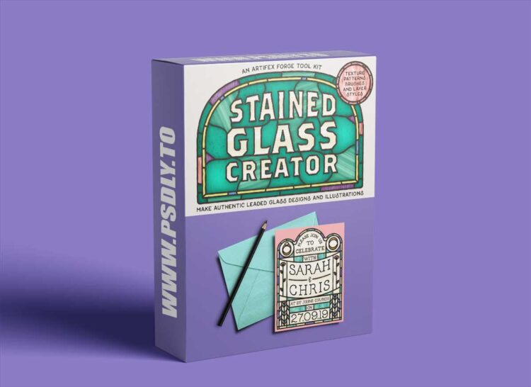 Stained Glass Creator – For Illustrator & Photoshop Stained Glass Tool Kit