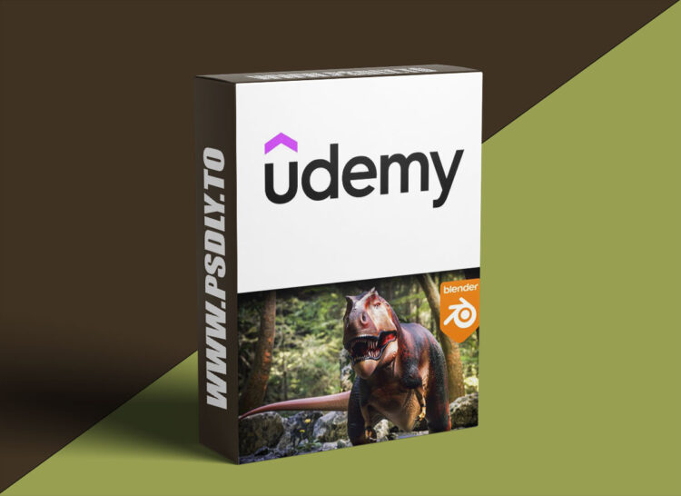 Udemy – Create a Tyrannosaurus Rex Dinosaur in Blender 3.0 +