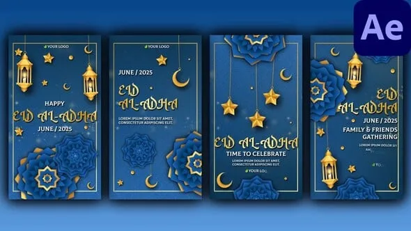 Videohive - Eid Mubarak | Social Media - 58258354