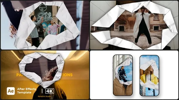 Videohive - Paper Unfold Transition - 58267080