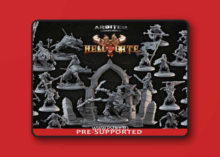 Arbiter Miniatures Kickstarter 8 – Hellgate – 3D Print