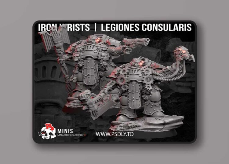 Iron Wrists Consul Chaplain – 3D Print 3D Model