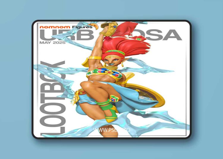 Nomnom Figures – Urbosa – Breath of the Wild – 3D Print