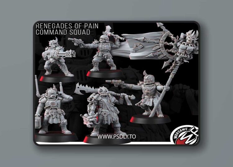 Renegades of Pain Command Squad – 3D Print