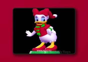 SillyToys – Daisy Duck Christmas – 3D Print