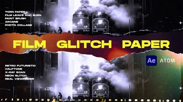 Videohive - After Effects Transitions by whiterecord | Film, Glitch, Paper - 48541687
