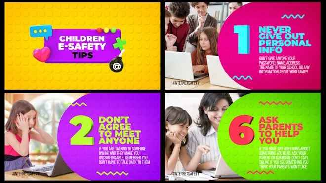 MA - Children E-Safety Tips - Kids Education 919577